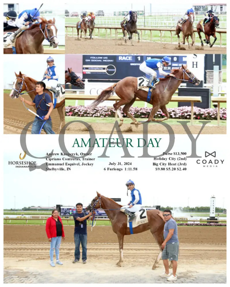 Amateur Day - 07-31-24 R01 Ind Indiana Grand