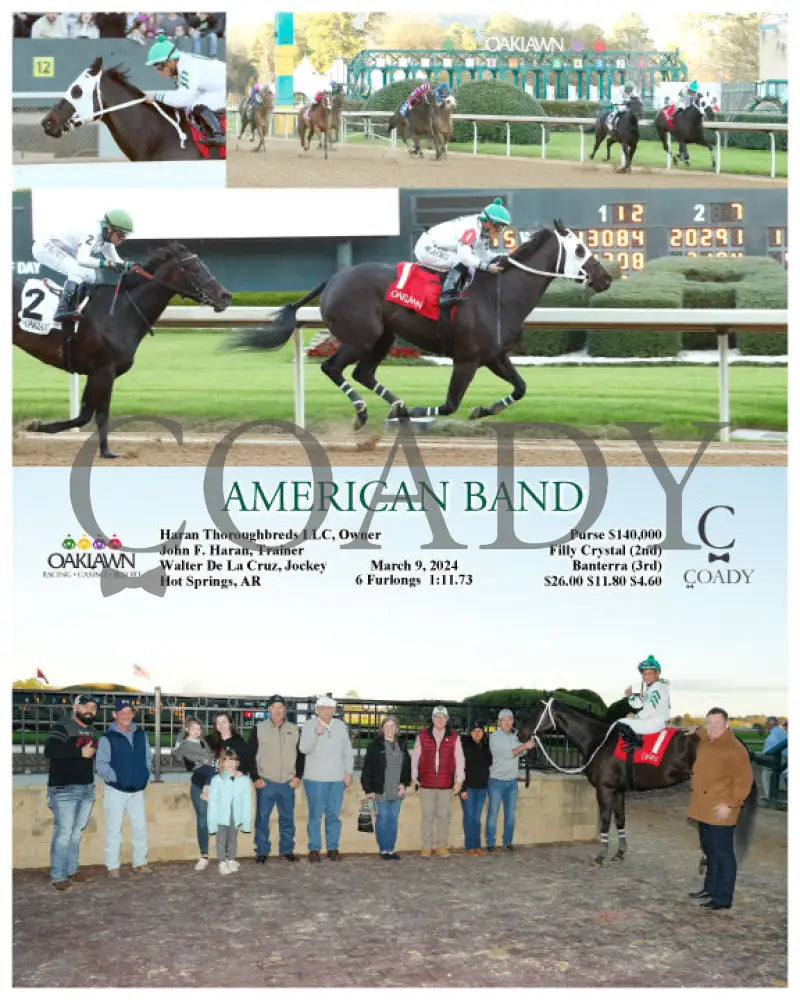 American Band - 03 - 09 - 24 R10 Op Oaklawn Park