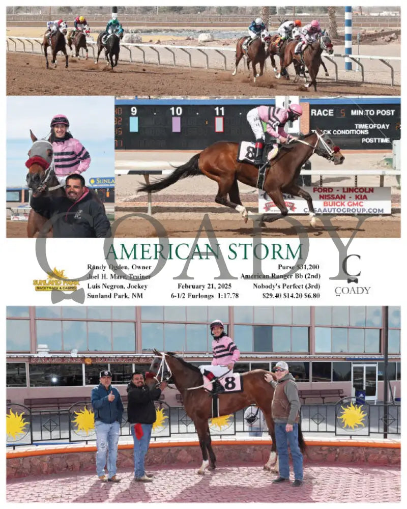 AMERICAN STORM - 02-21-25 - R05 - SUN Turfway Park