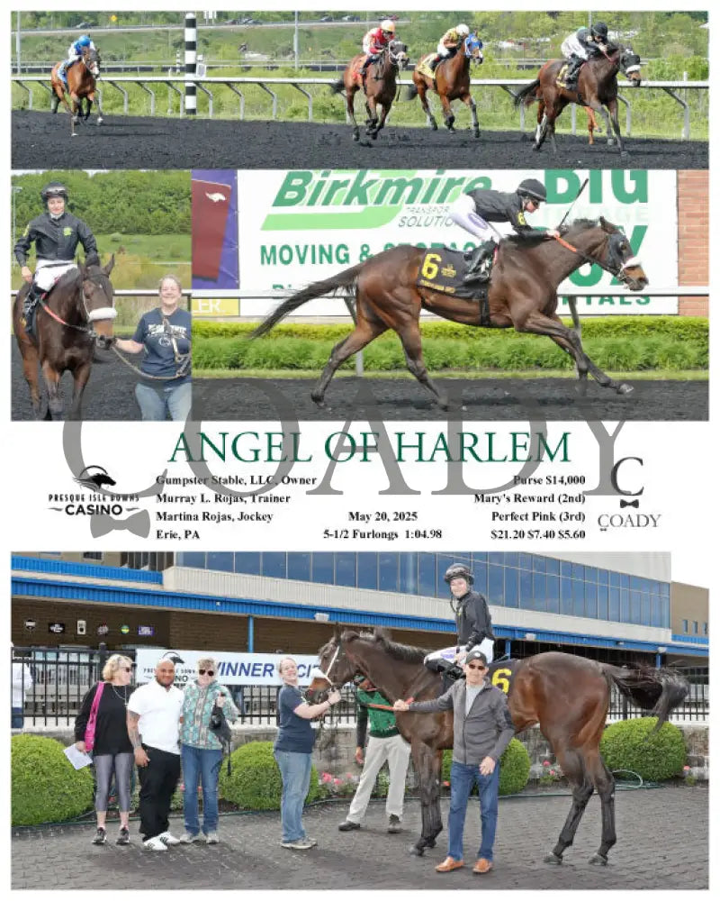 ANGEL OF HARLEM - 05-20-25 - R02 - PID Presque Isle Downs