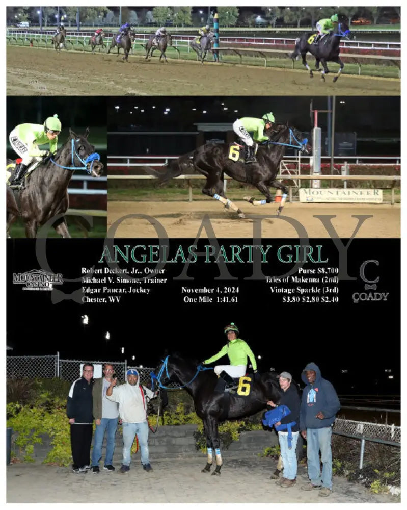 Angelas Party Girl - 11-04-24 R05 Mnr Mountaineer Park