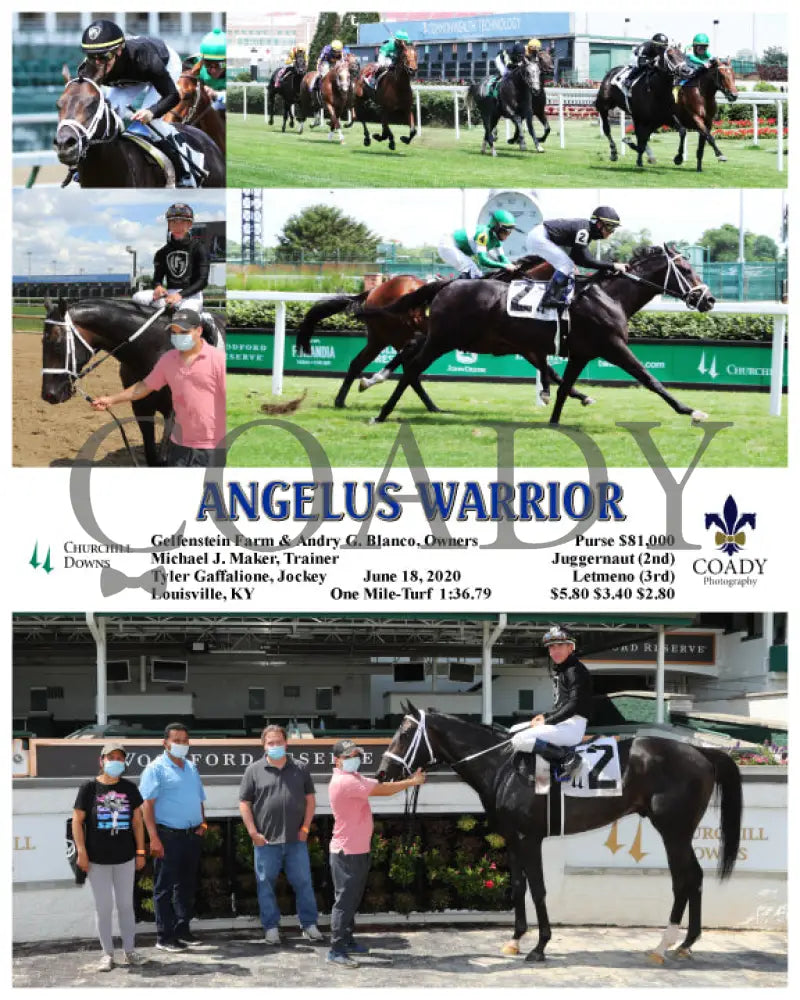 Angelus Warrior - 06-18-20 R06 Cd Churchill Downs