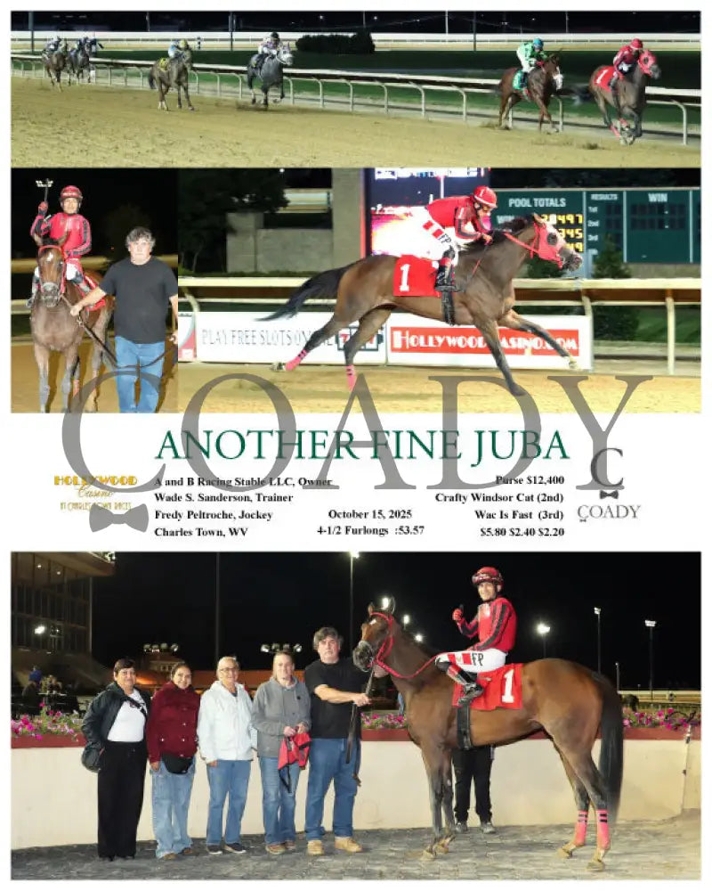 ANOTHER FINE JUBA - 10-15-25 - R01 - CT Hollywood Casino at Charles Town Races