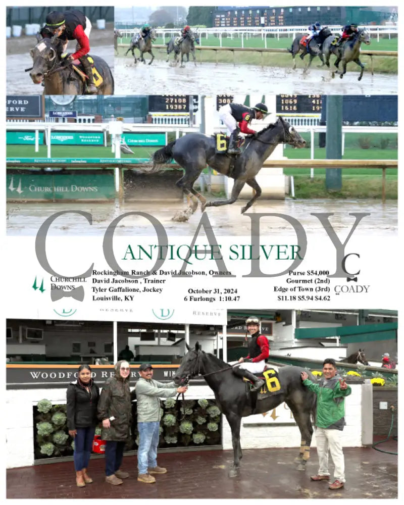 Antique Silver - 10-31-24 R04 Cd Churchill Downs