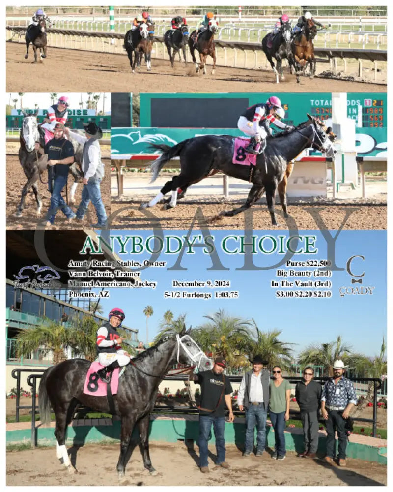 Anybody’s Choice - 12-09-24 R06 Tup Turf Paradise