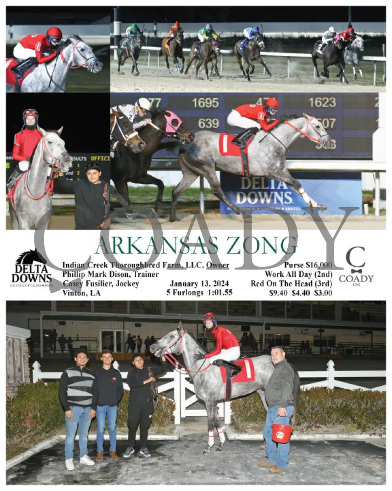 Arkansas Zong - 01-13-24 R09 Ded Delta Downs
