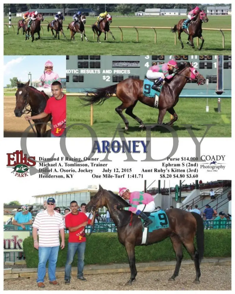 Aroney - 071215 Race 08 Elp Ellis Park