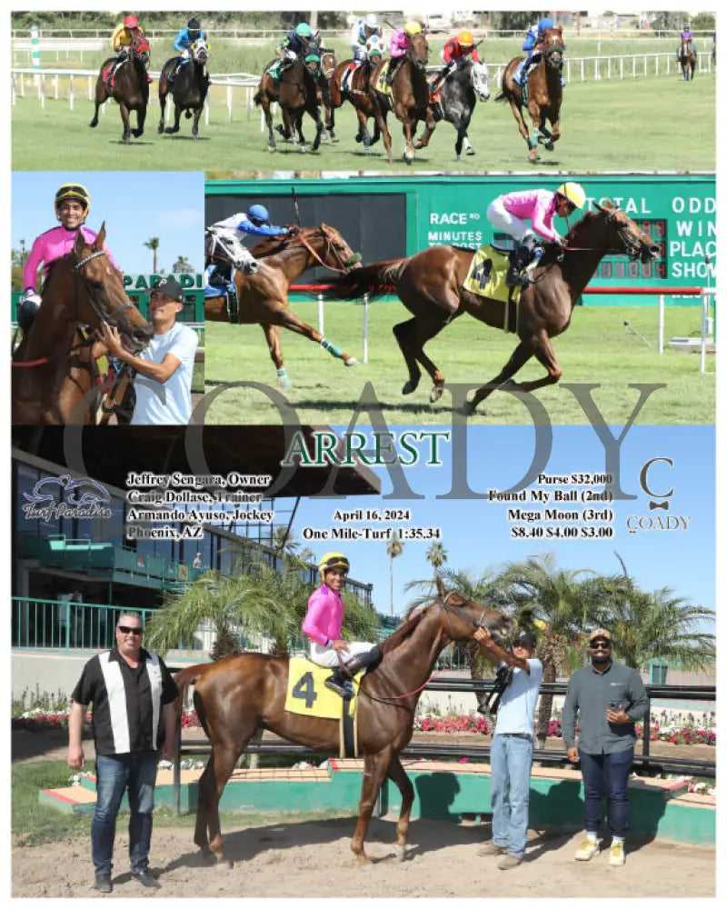 Arrest - 04 - 16 - 24 R05 Tup Turf Paradise