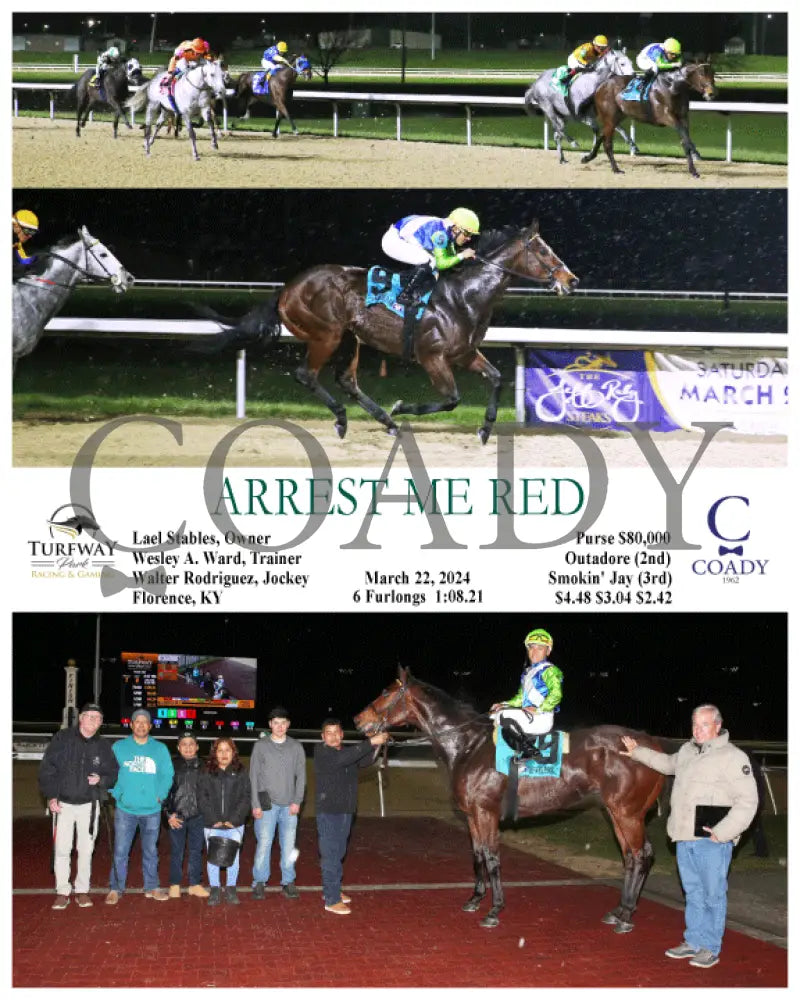 Arrest Me Red - 03 - 22 - 24 R07 Tp Turfway Park
