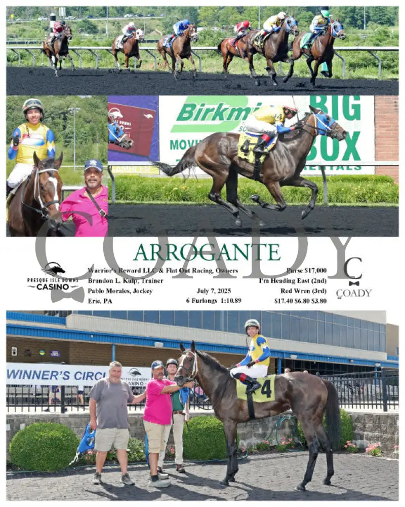 ARROGANTE - 07-07-25 - R02 - PID Presque Isle Downs