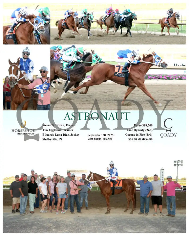 ASTRONAUT - 09-30-25 - R09 - IND Indiana Grand