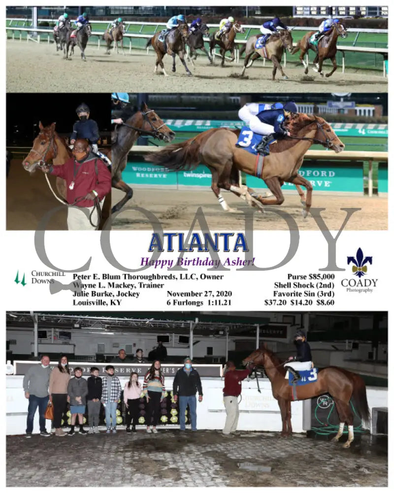 Atlanta - 11-27-20 R11 Cd Churchill Downs