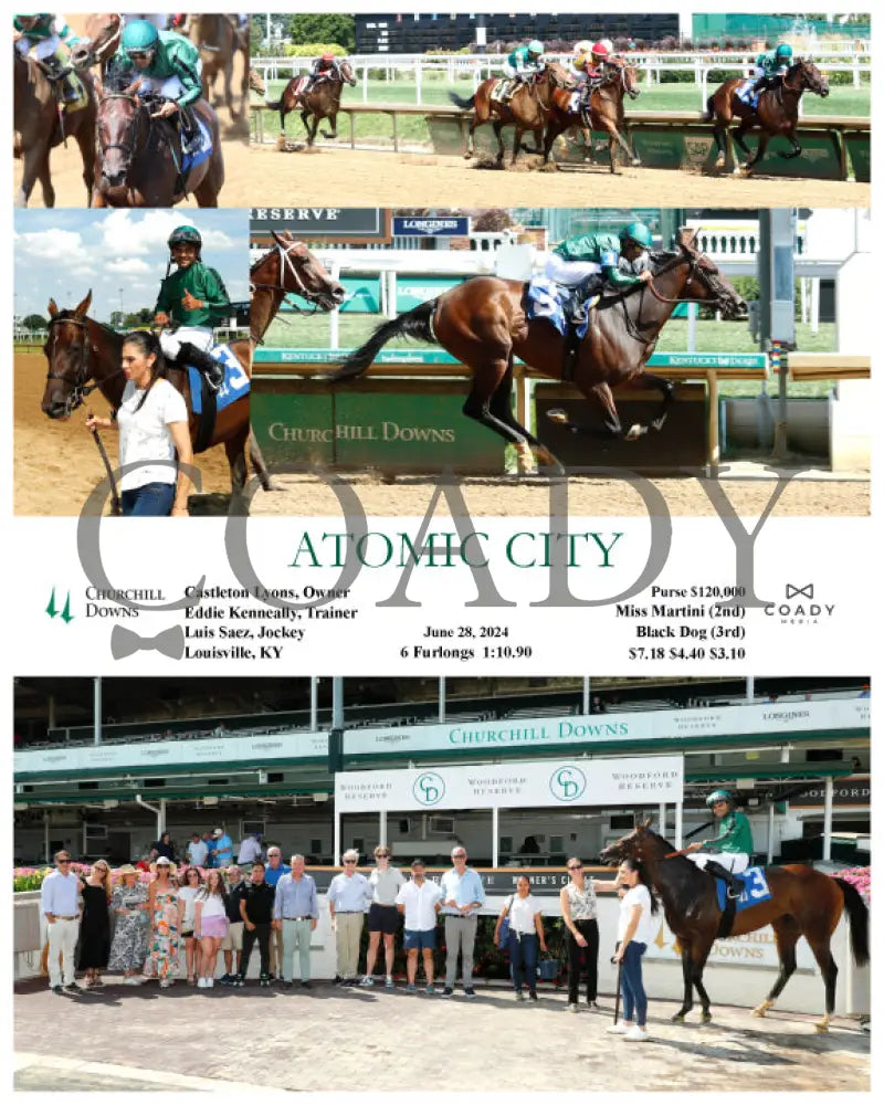 Atomic City - 06-28-24 R08 Cd Churchill Downs