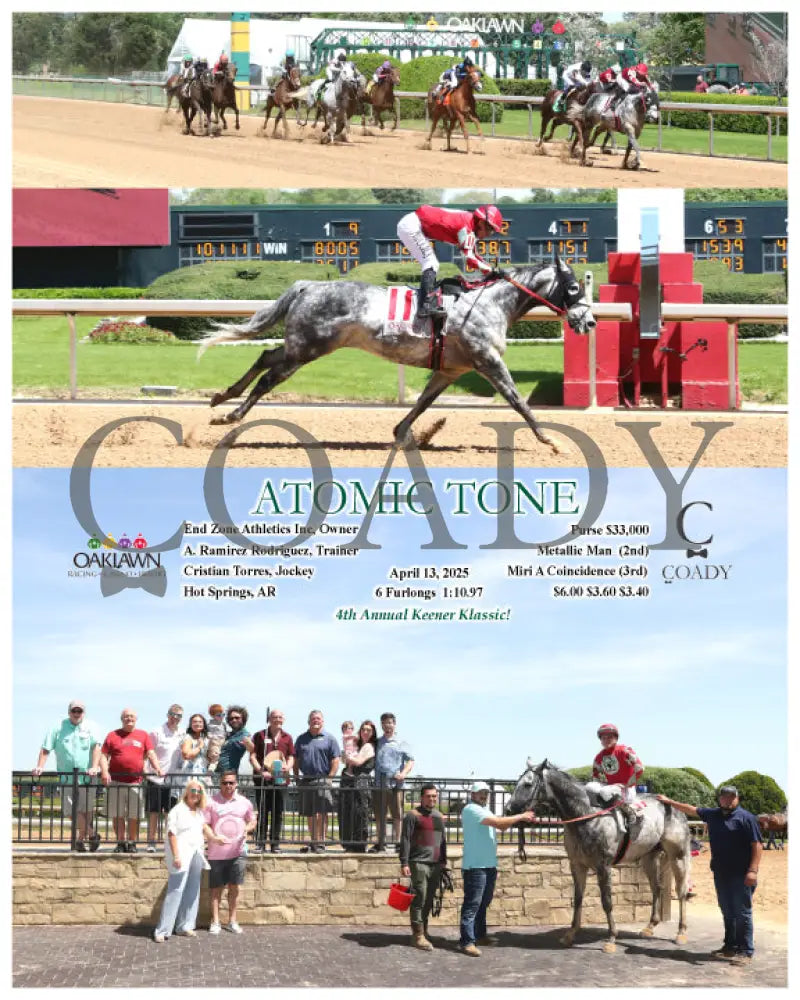 ATOMIC TONE - 04-13-25 - R04 - OP Oaklawn Park