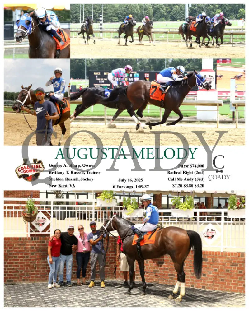 AUGUSTA MELODY - 07-16-25 - R05 - CNL Colonial Downs