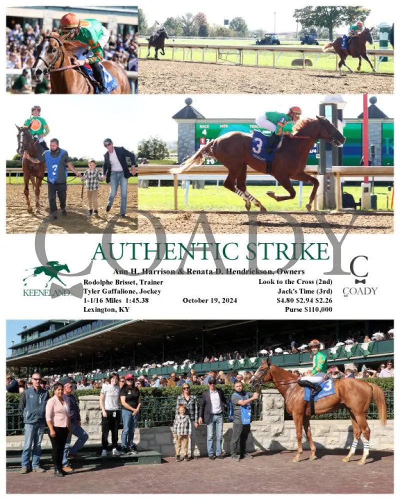 Authentic Strike - 101924 Race 04 Kee Keeneland