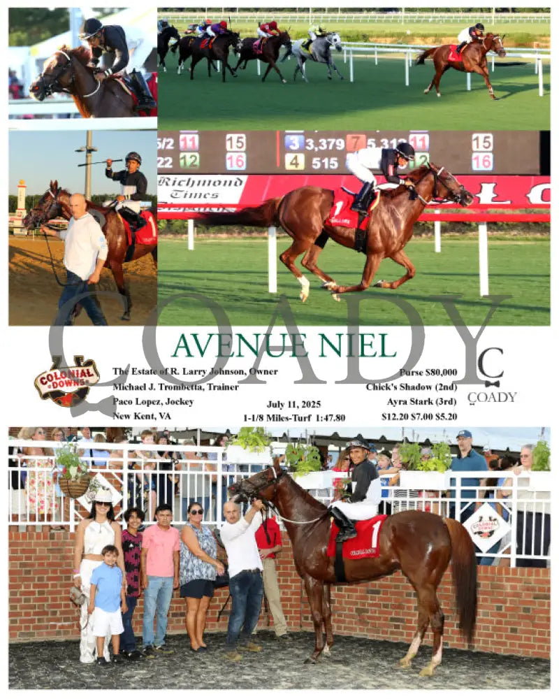 AVENUE NIEL - The Camel Gallop - 07-11-25 - R07 - CNL Colonial Downs