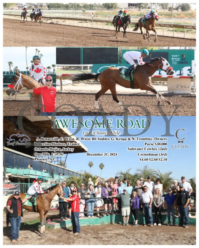 Awesome Road - Last Chance Mile 12-31-24 R03 Tup Turf Paradise