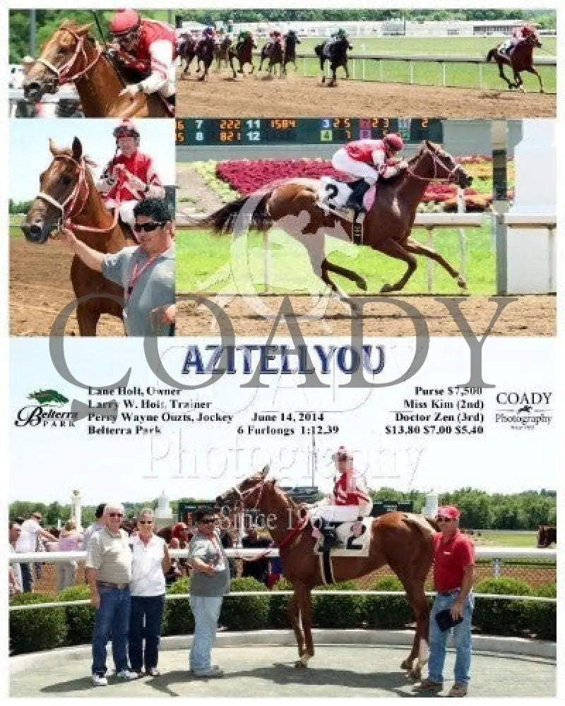 Azitellyou - 061414 Race 03 Btp Belterra Park