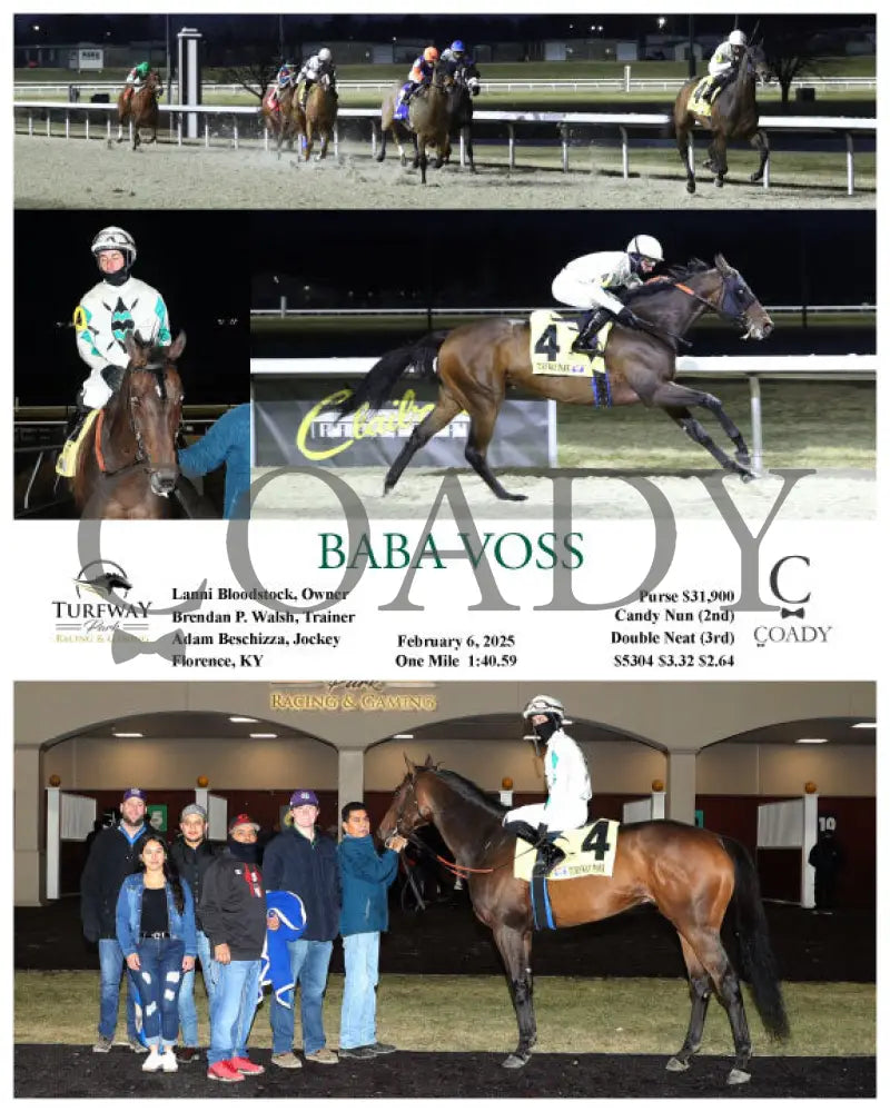 Baba Voss - 020625 Race 02 Tp Turfway Park