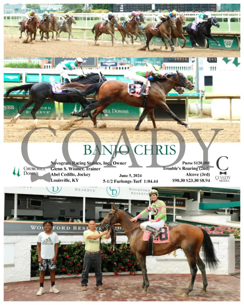 Banjo Chris - 06-05-24 R06 Cd Churchill Downs