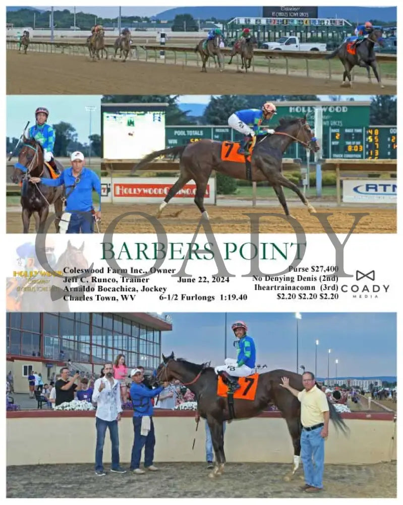 Barbers Point - 06-22-24 R02 Ct Hollywood Casino At Charles Town Races