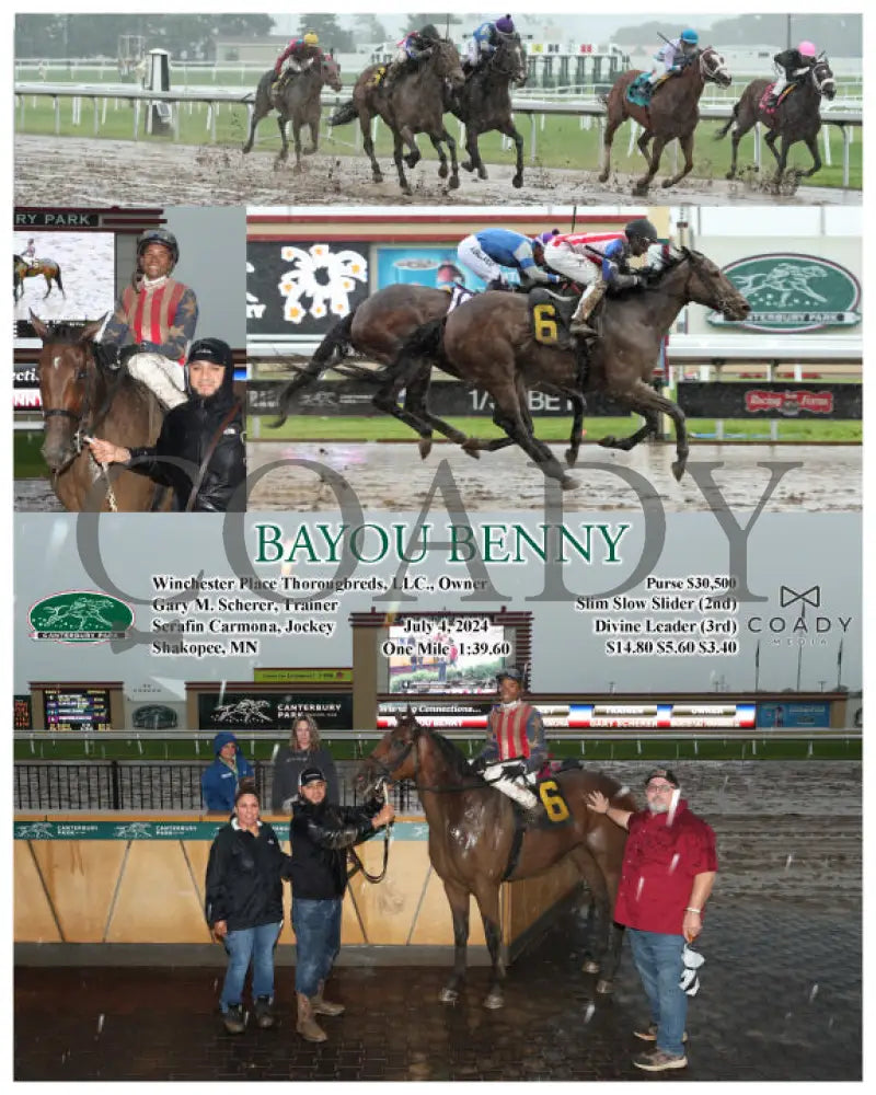 Bayou Benny - 07-04-24 R02 Cby Canterbury Park
