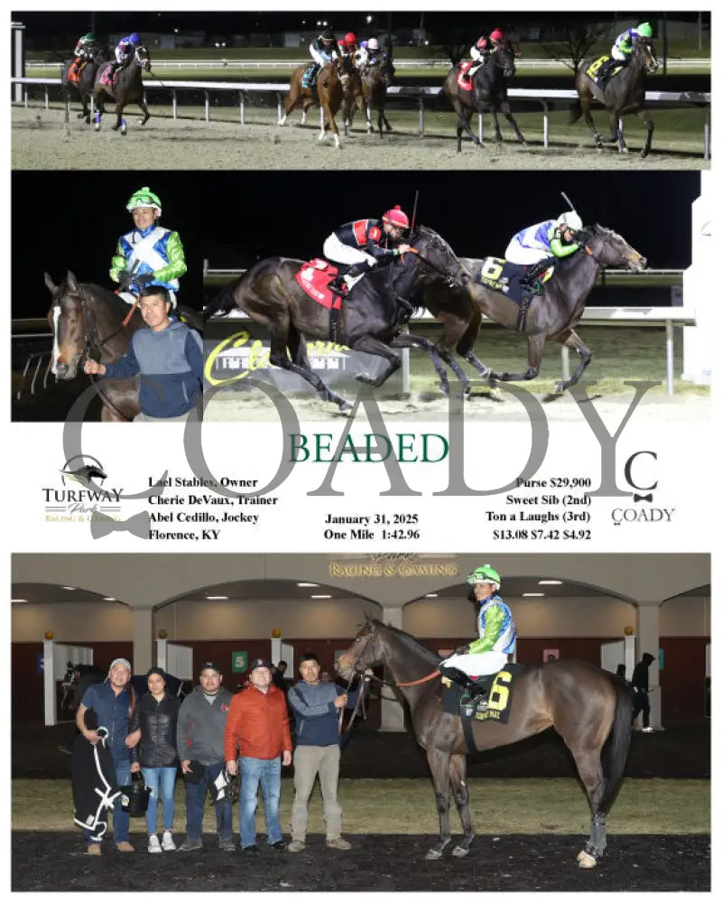Beaded - 01-31-25 R02 Tp Turfway Park