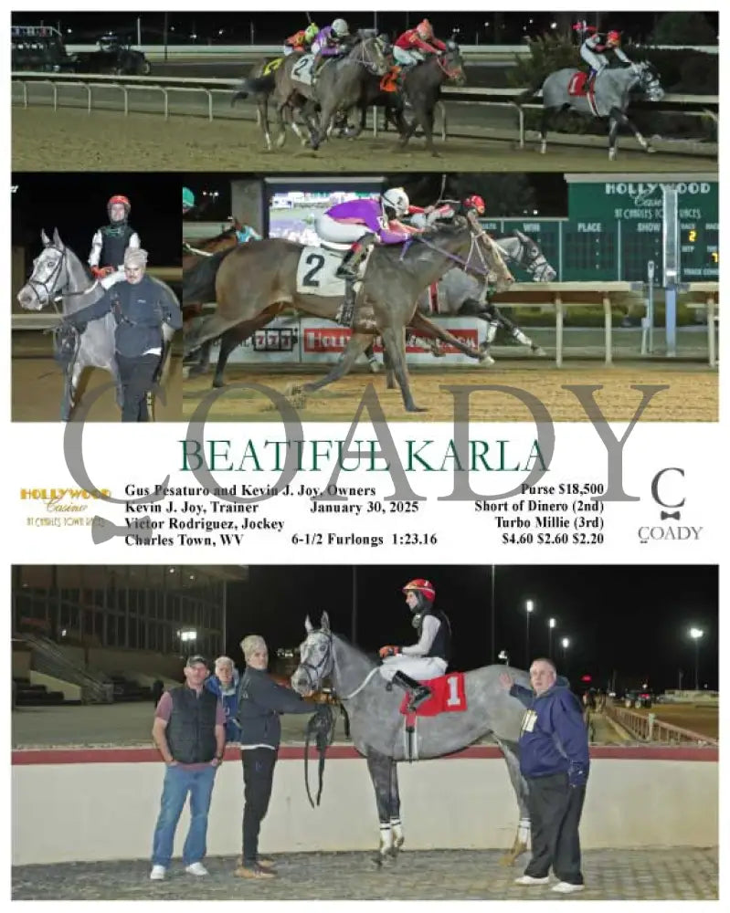 Beatiful Karla - 01-30-25 R02 Ct Hollywood Casino At Charles Town Races