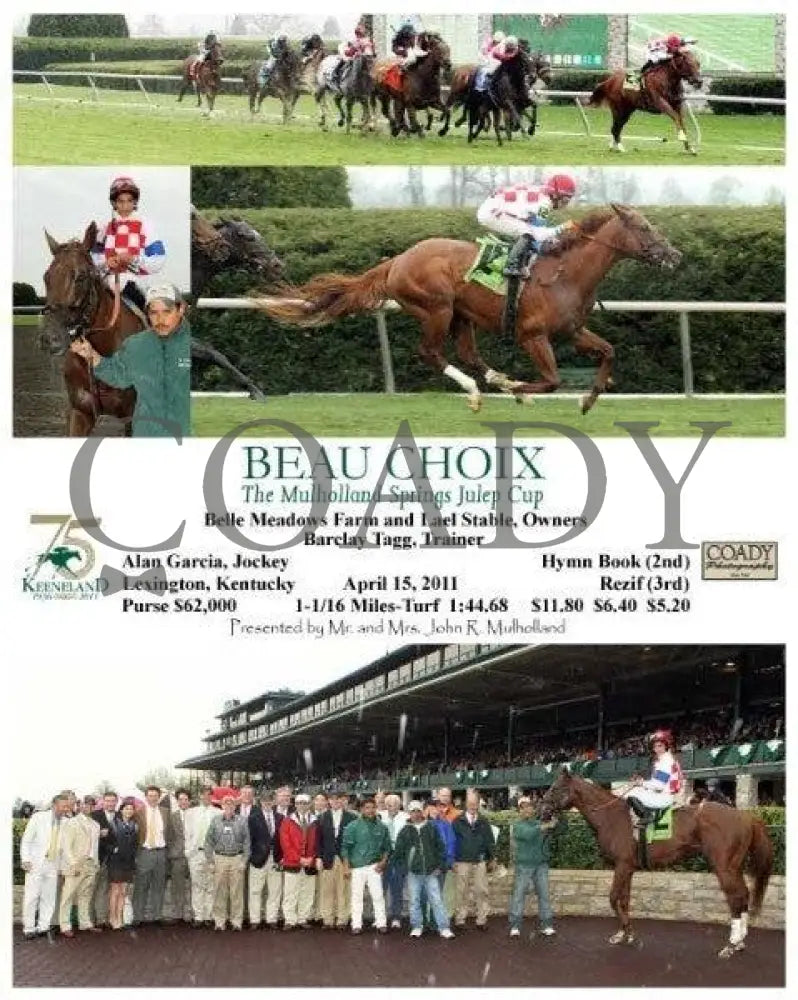Beau Choix - The Mulholland Springs Julep Cup 04 Keeneland