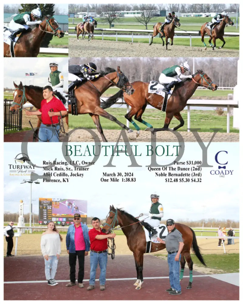 Beautiful Bolt - 03 - 30 - 24 R02 Tp Turfway Park