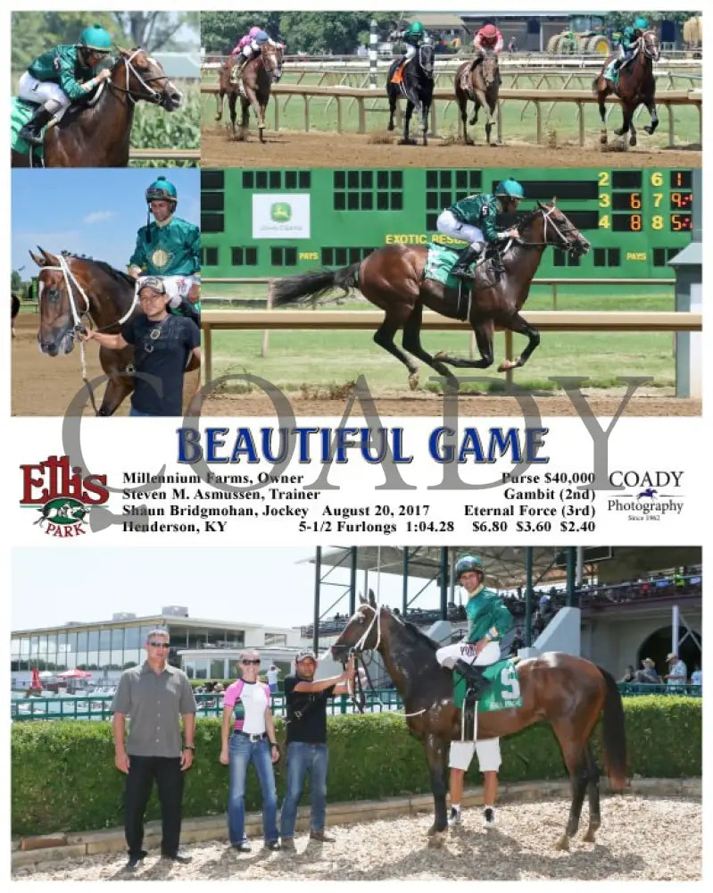 BEAUTIFUL GAME - 082017 - Race 03 - ELP - Coady Media - Kurtis Coady Photography