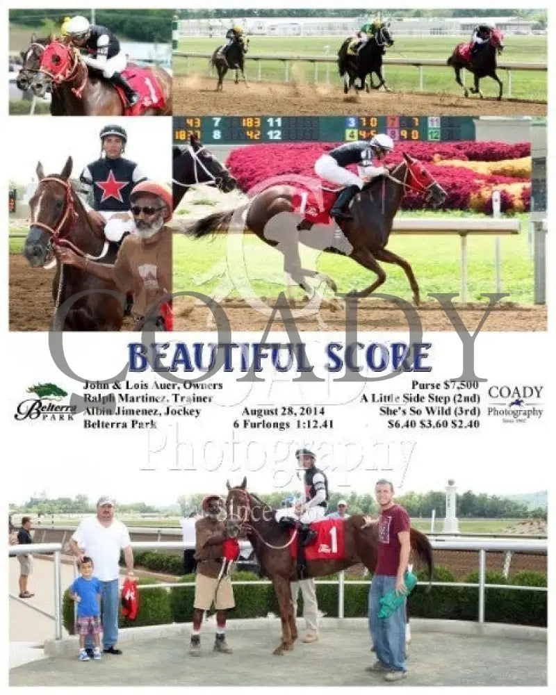 Beautiful Score - 082814 Race 01 Btp Belterra Park