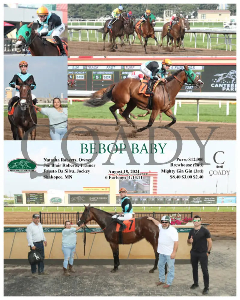 Bebop Baby - 08-18-24 R08 Cby Canterbury Park