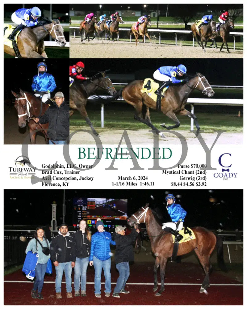 Befriended - 03 - 06 - 24 R05 Tp Turfway Park