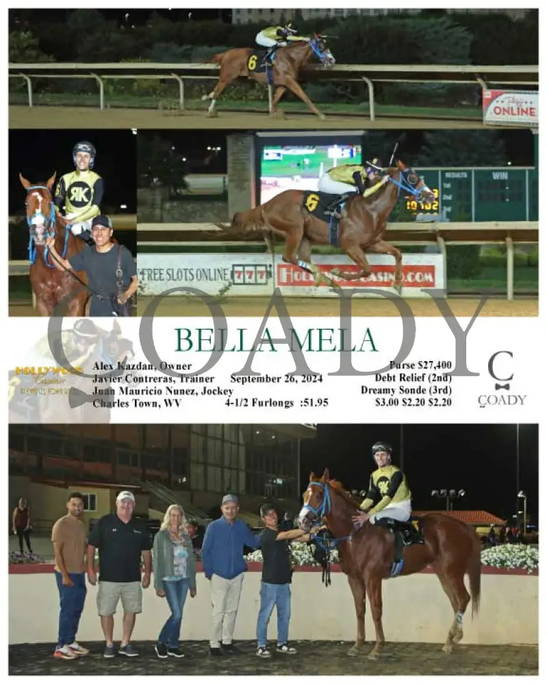 Bella Mela - 09-26-24 R07 Ct Hollywood Casino At Charles Town Races