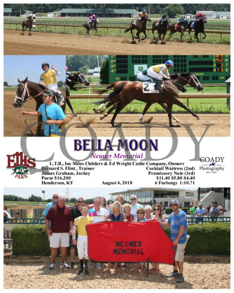 Bella Moon - 080418 Race 01 Elp Group Ellis Park