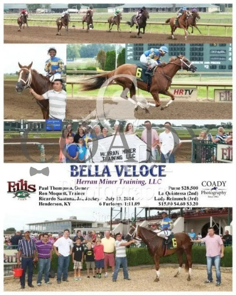 Bella Veloce - 071914 Race 05 Elp Ellis Park