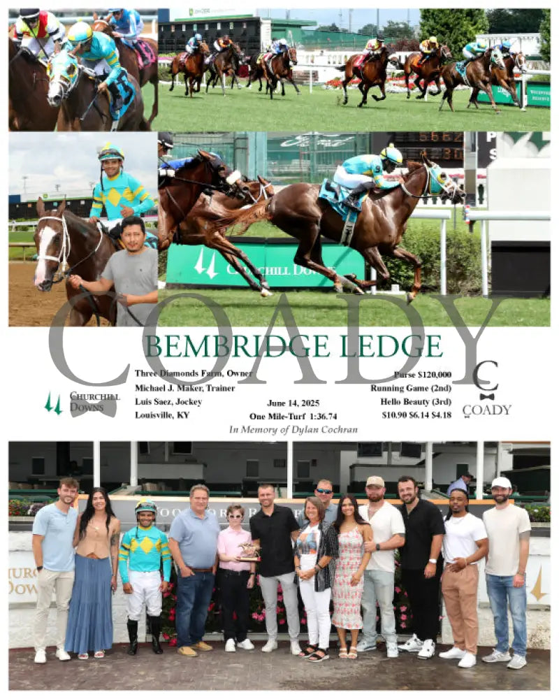 BEMBRIDGE LEDGE - 061425 - Race 08 - CD - Group Churchill Downs