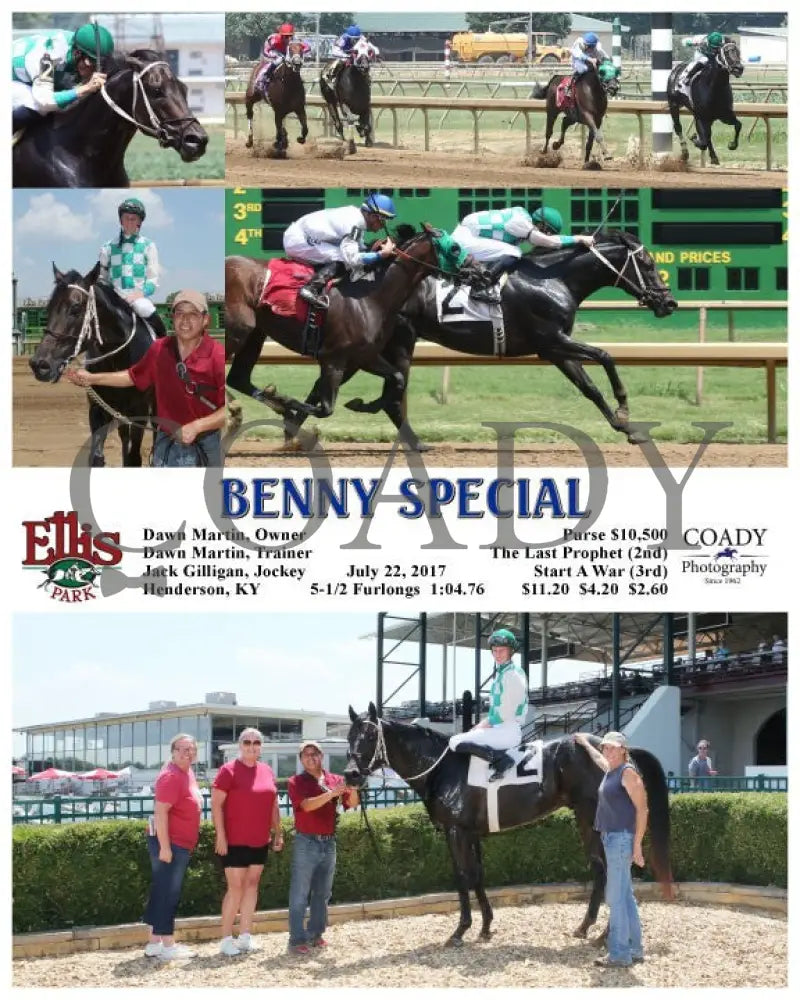 Benny Special - 072217 Race 03 Elp Ellis Park