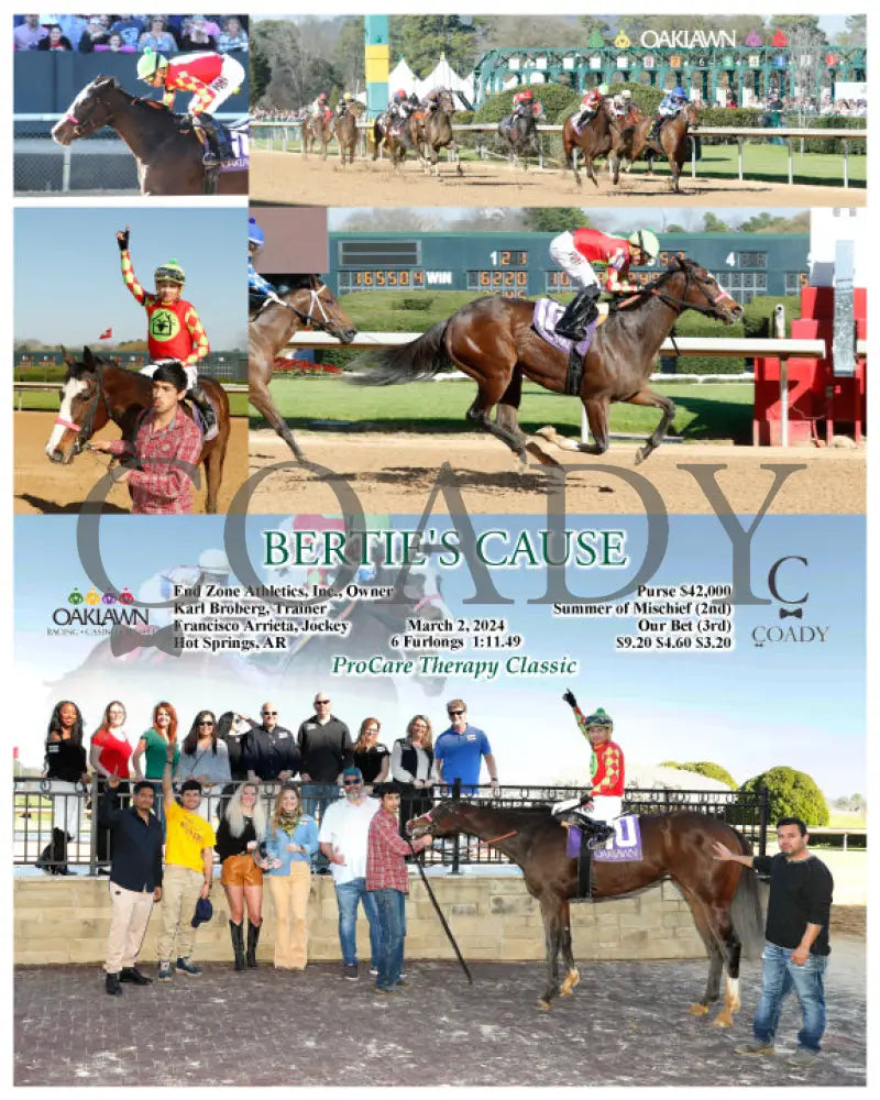 Bertie’s Cause - 03-02-24 R06 Op Oaklawn Park
