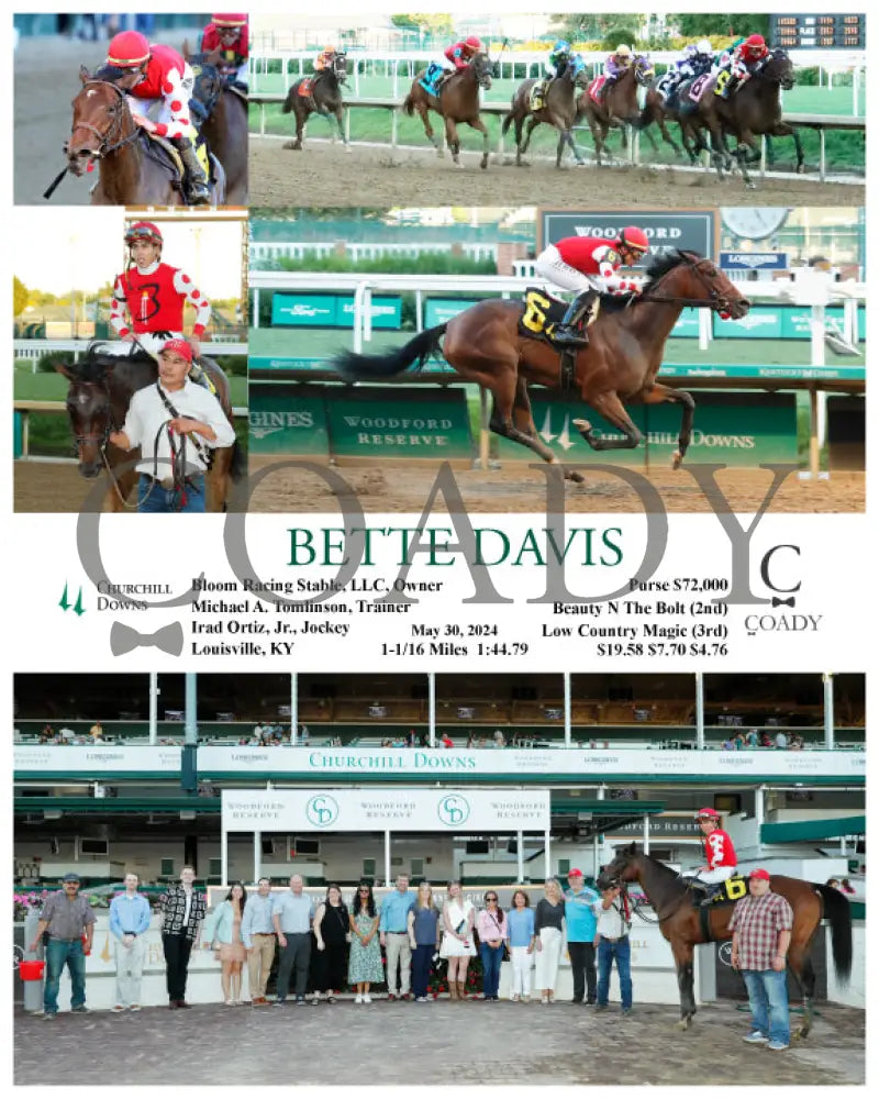 Bette Davis - 05-30-24 R08 Cd Churchill Downs