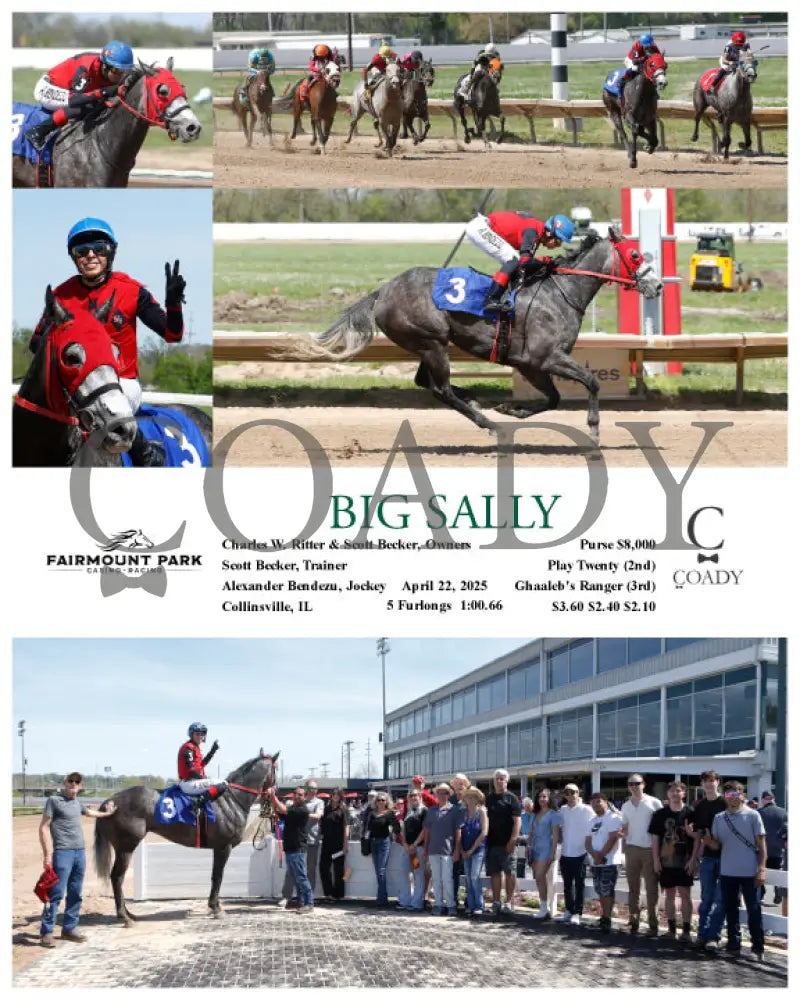 BIG SALLY - 04-22-25 - R03 - FP Fanduel Sportsbook Horse Racing