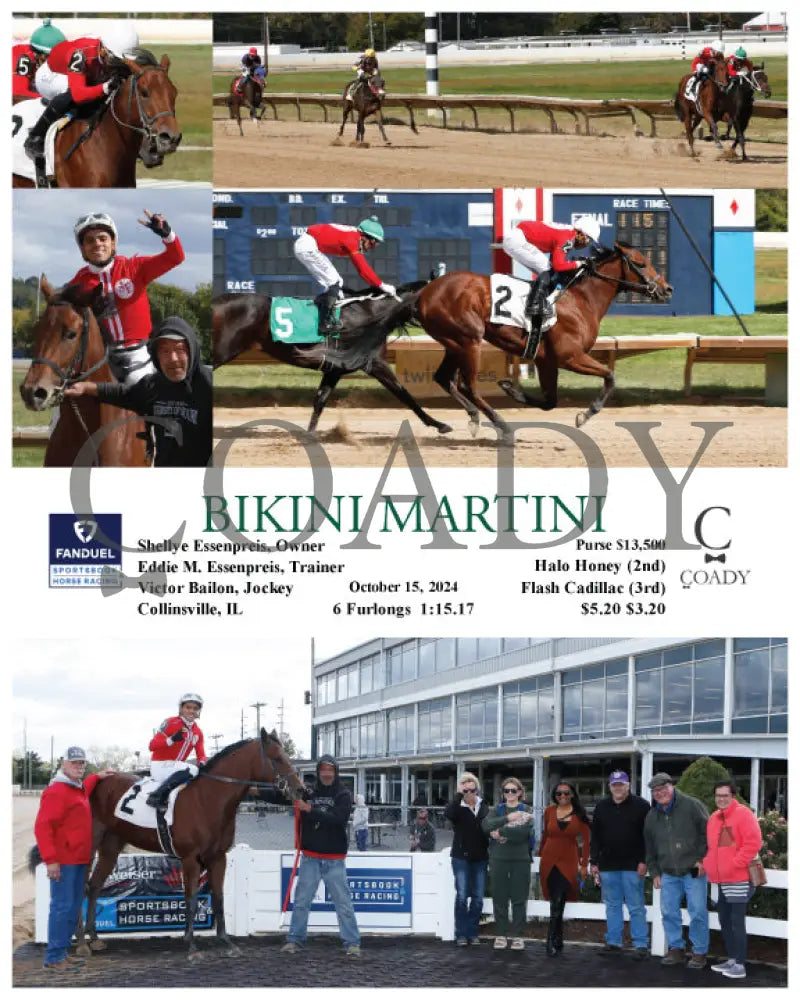 Bikini Martini - 10-15-24 R01 Fan Fanduel Sportsbook Horse Racing