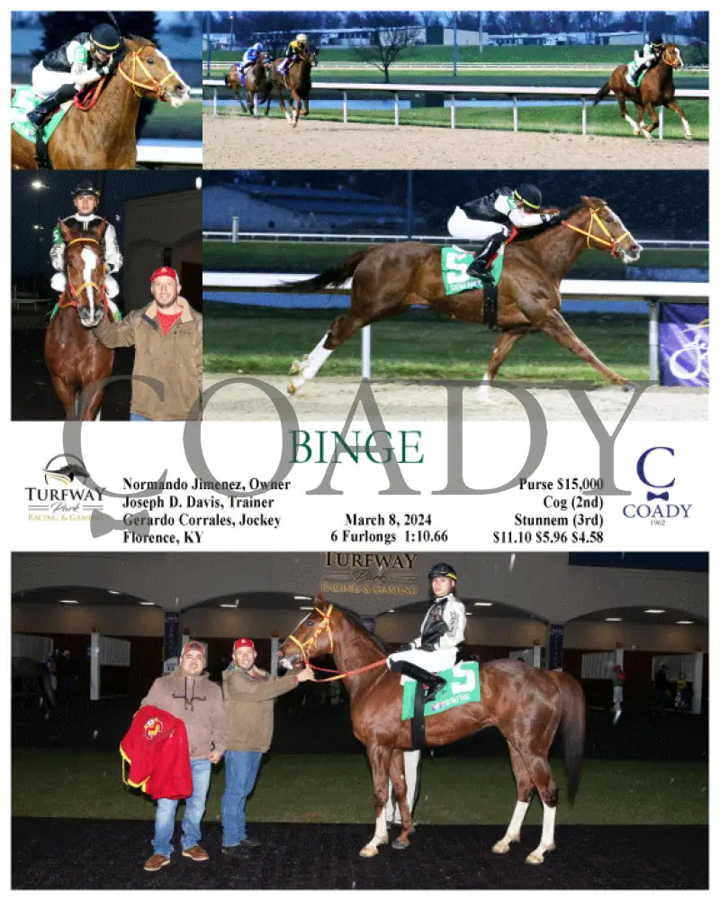 Binge - 03 - 08 - 24 R02 Tp Turfway Park