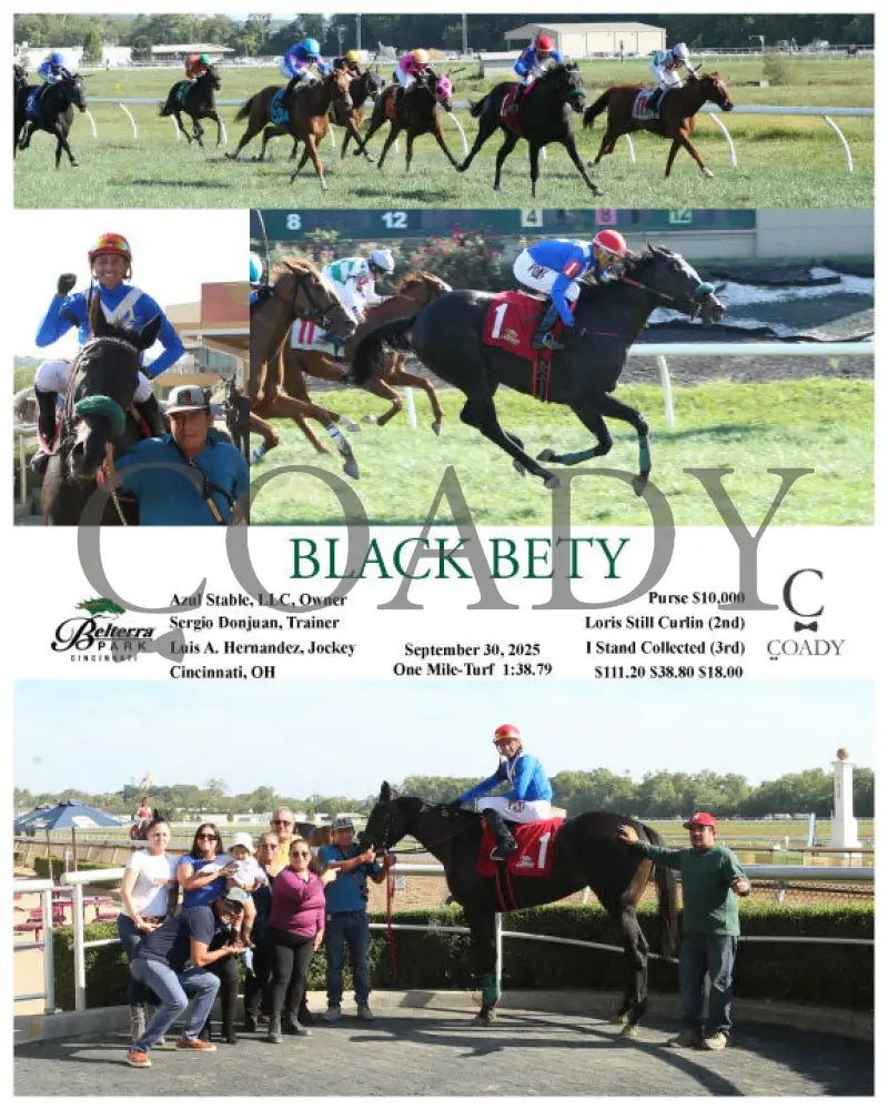 BLACK BETY - 093025 - Race 08 - BTP Presque Isle Downs