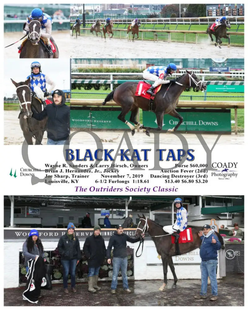 Black Kat Taps - 11-07-19 R05 Cd Churchill Downs