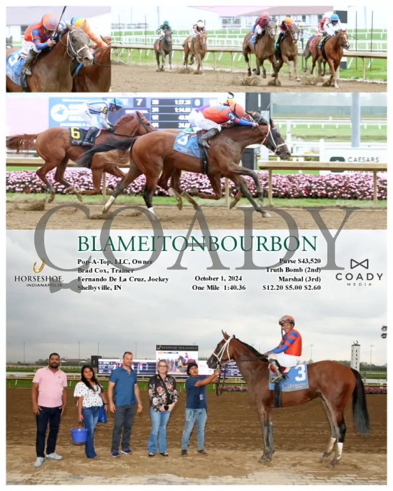 Blameitonbourbon - 10-01-24 R07 Ind Indiana Grand