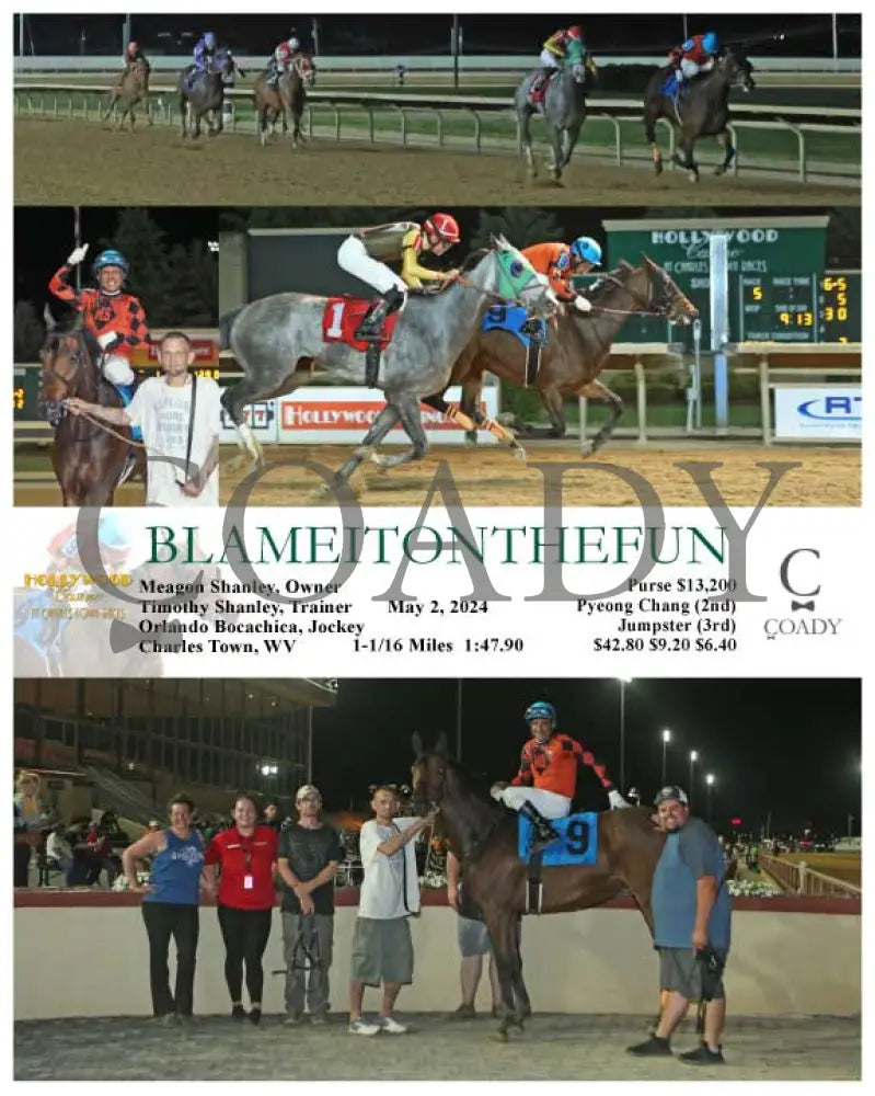 Blameitonthefun - 05-02-24 R05 Ct Hollywood Casino At Charles Town Races