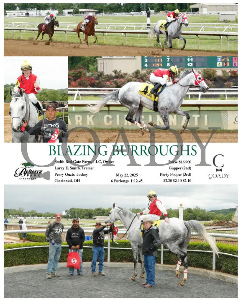 BLAZING BURROUGHS - 05-22-25 - R01 - Belterra Park Churchill Downs